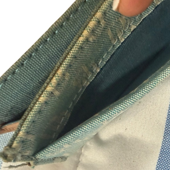 Dooney & Bourke Blue Logo Wristlet Wallet Pouch Magnetic Closure - Picture 5 of 8